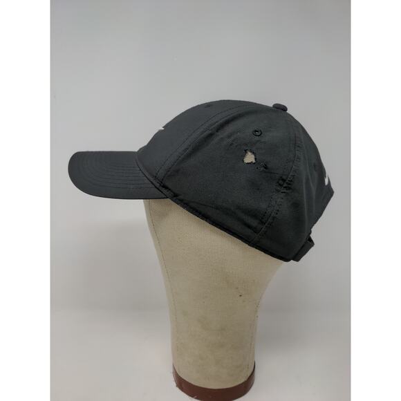 Nike Legacy91 Dri Fit Strapback Hat OSFM Black Embroidered Swoosh - Picture 4 of 13